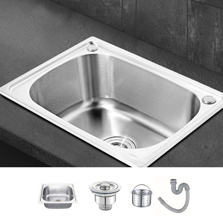 Lisslune | Modern Style Kitchen Sink Dirt Resistant Vanity Kitchen Sink with Drain Kit