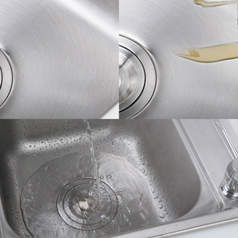 Lisslune | Modern Style Kitchen Sink Dirt Resistant Vanity Kitchen Sink with Drain Kit