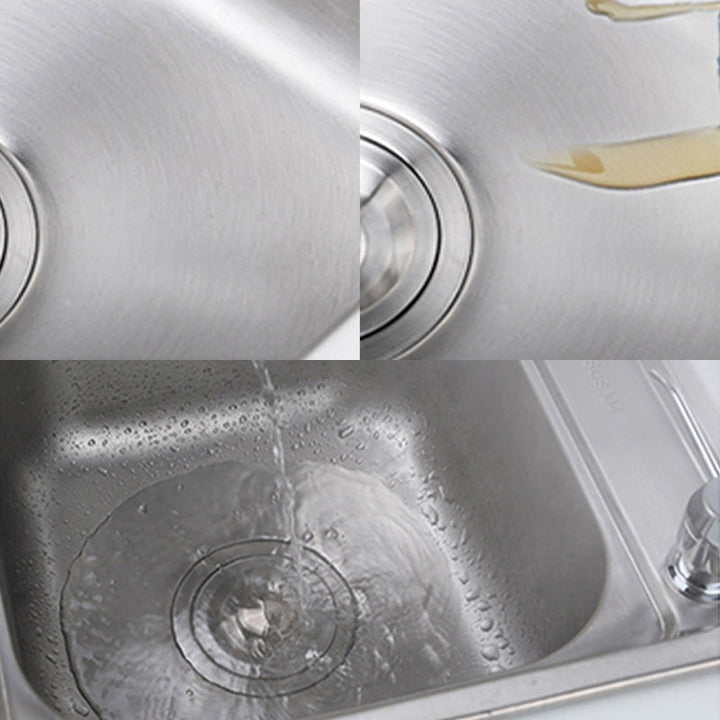 Lisslune | Modern Style Kitchen Sink Dirt Resistant Vanity Kitchen Sink with Drain Kit
