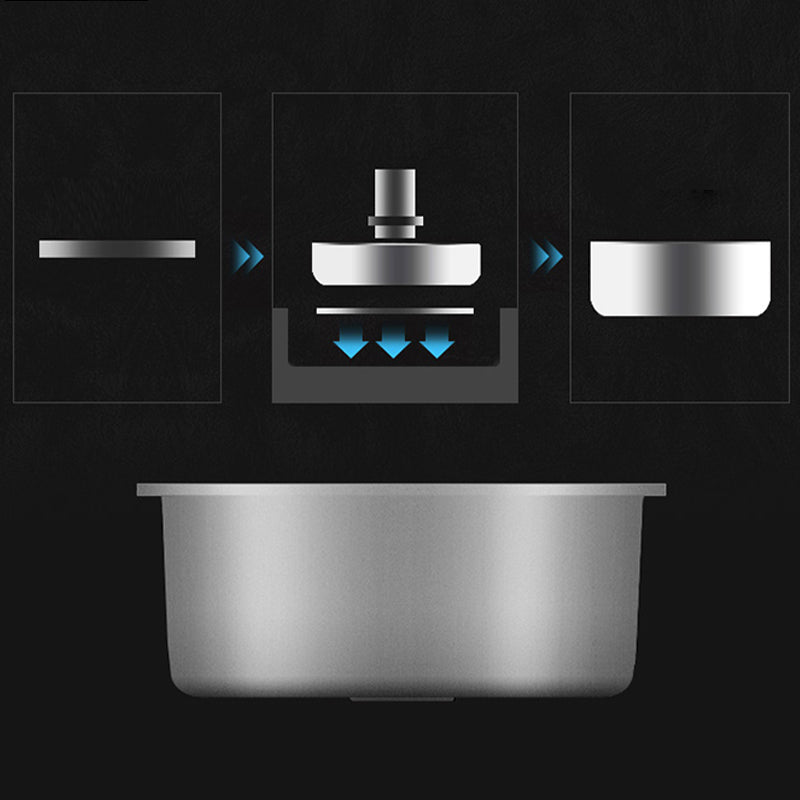 Lisslune | Modern Style Kitchen Sink Dirt Resistant Vanity Kitchen Sink with Drain Kit