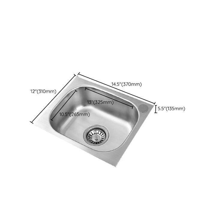 Lisslune | Modern Style Kitchen Sink Dirt Resistant Vanity Kitchen Sink with Drain Kit