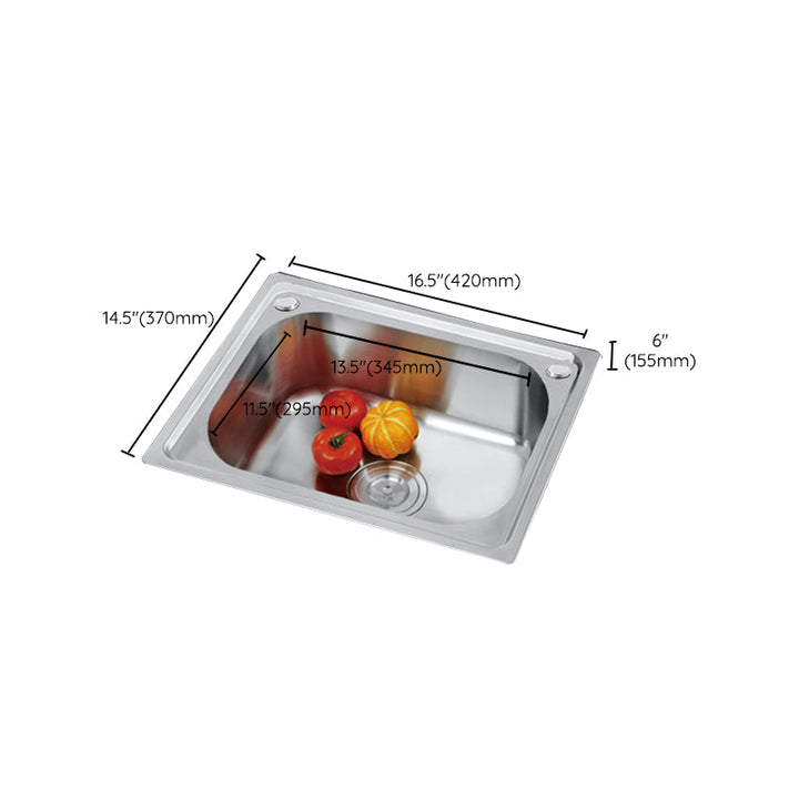 Lisslune | Modern Style Kitchen Sink Dirt Resistant Vanity Kitchen Sink with Drain Kit
