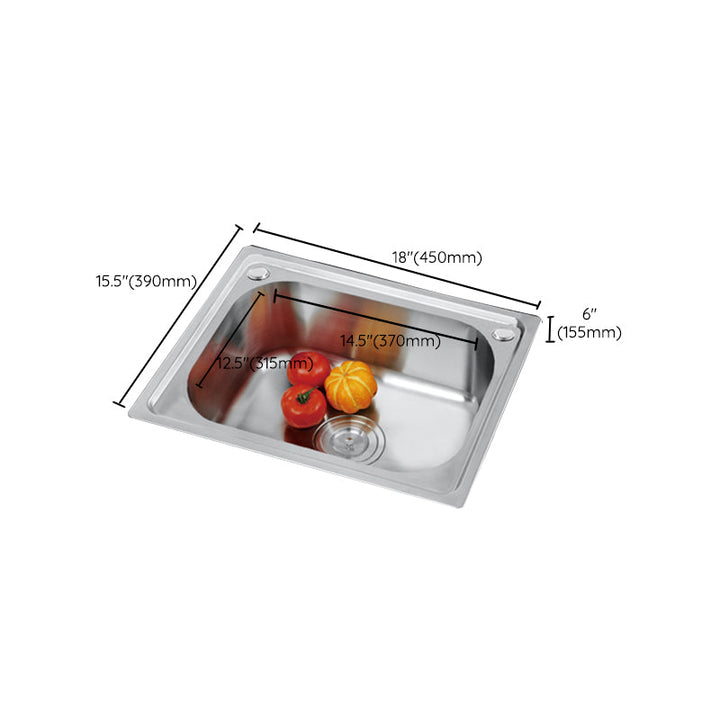 Lisslune | Modern Style Kitchen Sink Dirt Resistant Vanity Kitchen Sink with Drain Kit