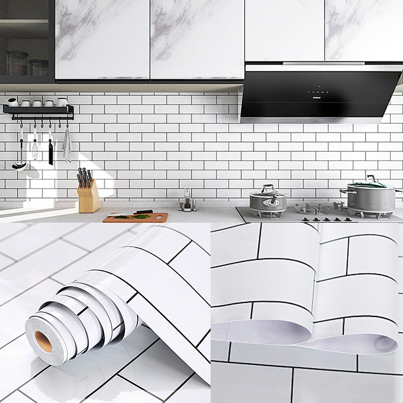 Lisslune | Single panel wallpaper Contemporary kitchen peel and stick splashback