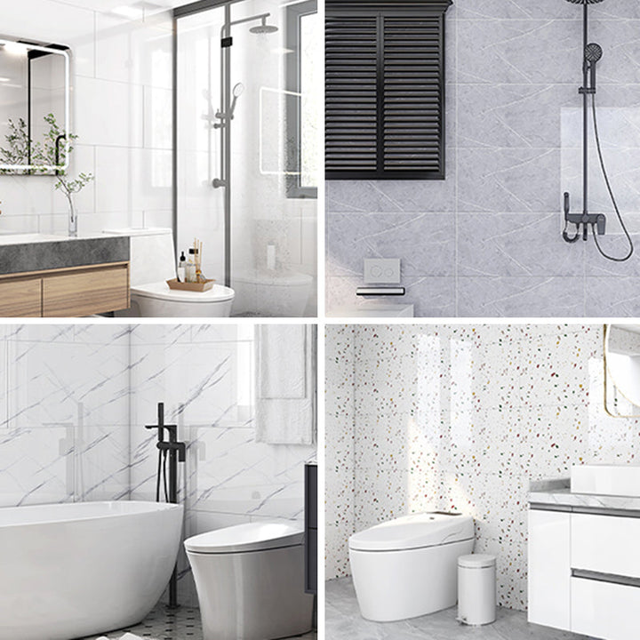 Lisslune | Single Tile Peel and Stick Back Splash Modern Style Bathroom Peel and Stick Back Splash