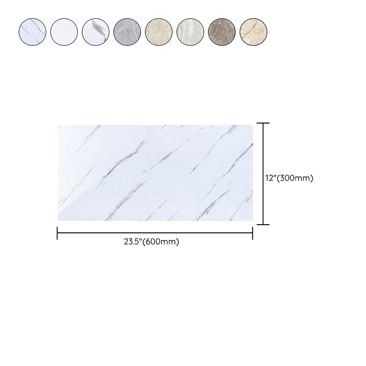 Lisslune | Single Tile Peel and Stick Back Splash Modern Style Bathroom Peel and Stick Back Splash