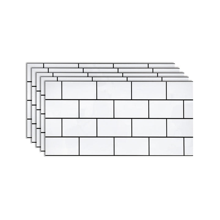 Lisslune | Modern Bathroom Peel and Stick Wall Tile Single Tile Peel and Stick Wall Tile