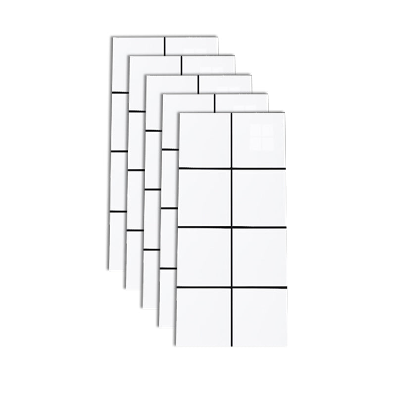 Lisslune | Peel & Stick Subway Tiles Plastic Rectangle Peel and Stick Tiles for the Kitchen 10 Pack