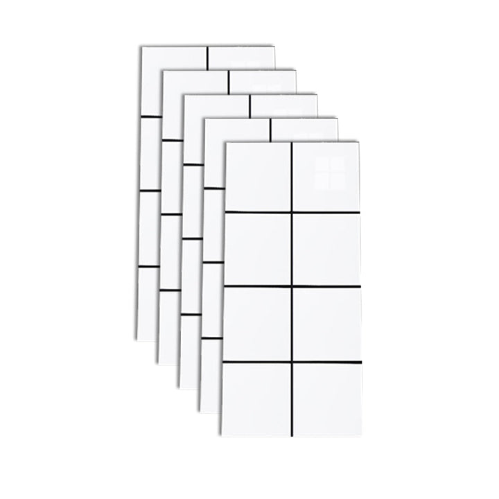 Lisslune | Peel & Stick Subway Tiles Plastic Rectangle Peel and Stick Tiles for the Kitchen 10 Pack