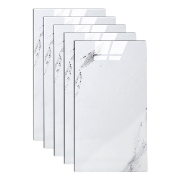 Lisslune | Bathroom Mosaic Tile Marble Print Peel and Stick Backsplash Tile