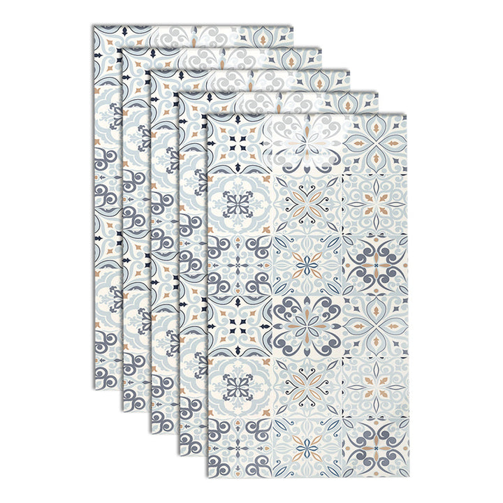 Lisslune | Bathroom mosaic tile marble print peel-and-stick backsplash tile