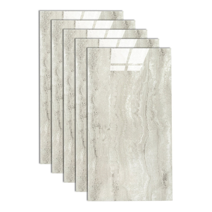 Lisslune | Bathroom Mosaic Tile Marble Print Peel and Stick Backsplash Tile