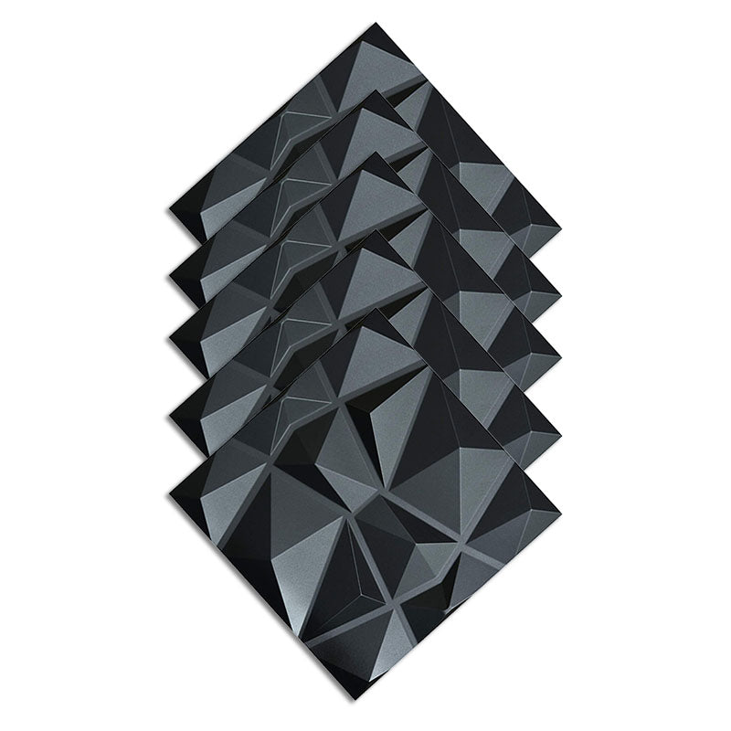 Lisslune | Square Interior Wall Cladding Peel and Stick Texture Effect Wall Cladding