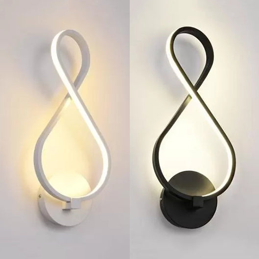 Skørter | Modern Number Shape Built-in Light Acrylic LED Ceiling Light for Dining Room