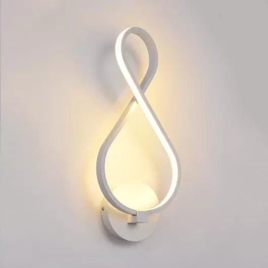 Skørter | Modern Number Shape Built-in Light Acrylic LED Ceiling Light for Dining Room