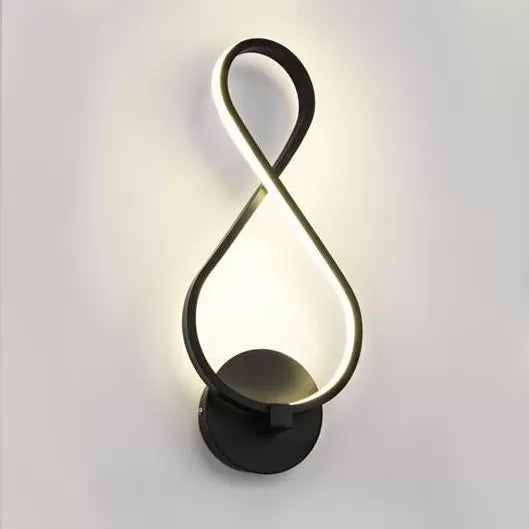 Skørter | Modern Number Shape Built-in Light Acrylic LED Ceiling Light for Dining Room