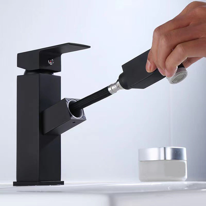 Lisslune | Contemporary Vessel Faucet Pull-Down Faucet with Single Handle