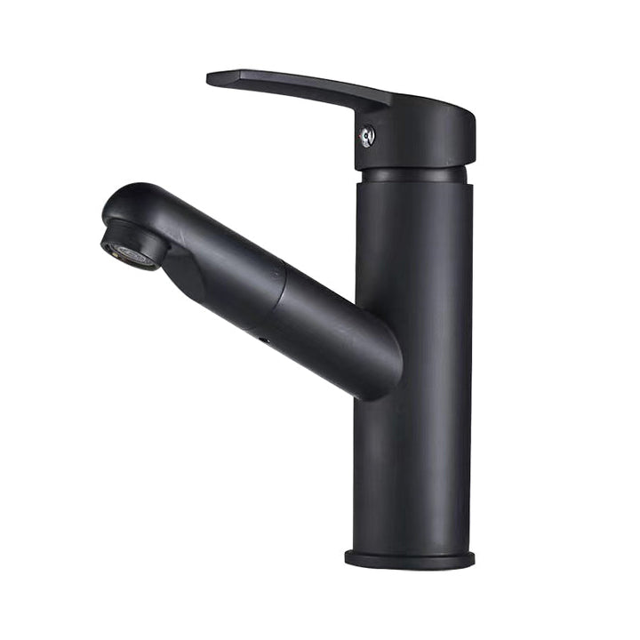 Lisslune | Contemporary Vessel Faucet Pull-Down Faucet with Single Handle