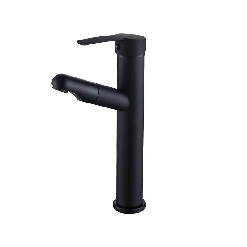 Lisslune | Contemporary Vessel Faucet Pull-Down Faucet with Single Handle