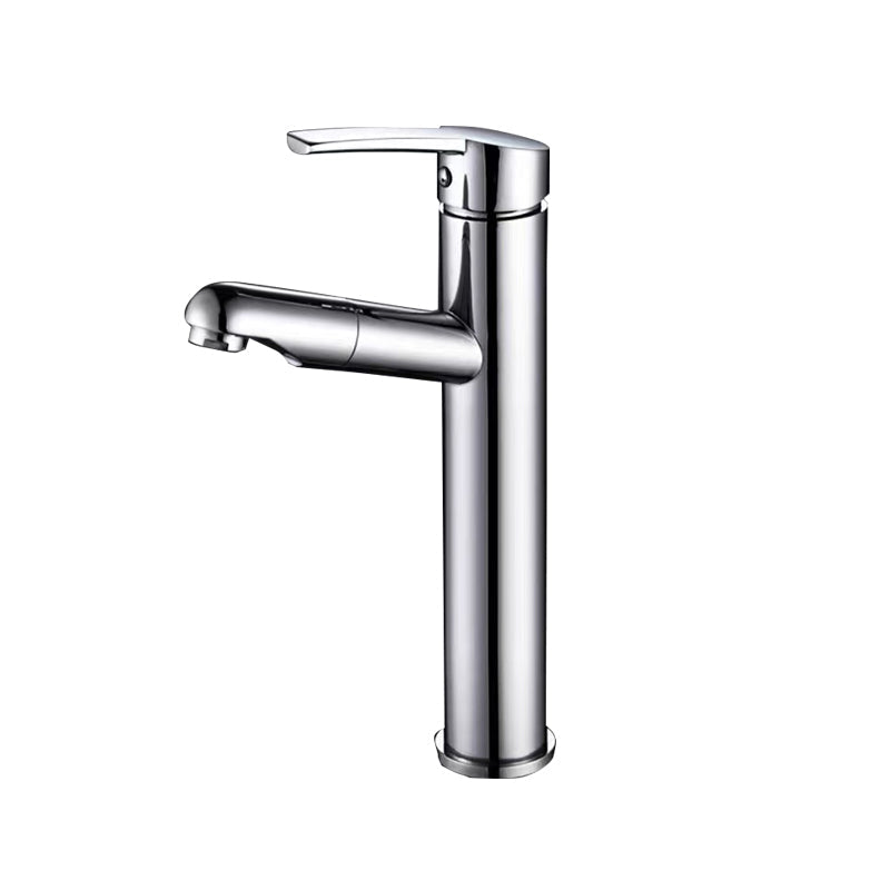 Lisslune | Contemporary Vessel Faucet Pull-Down Faucet with Single Handle