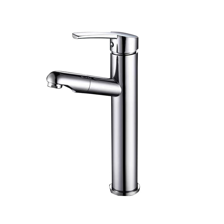 Lisslune | Contemporary Vessel Faucet Pull-Down Faucet with Single Handle
