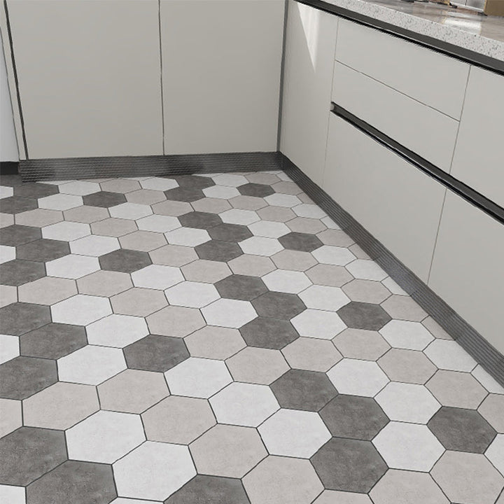 Lisslune | Modern PVC Flooring Peel and Stick Geometric Printed Vinyl Floor Planks
