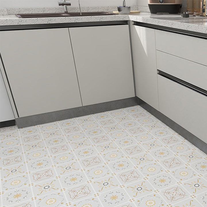 Lisslune | Modern PVC Flooring Peel and Stick Geometric Printed Vinyl Floor Planks