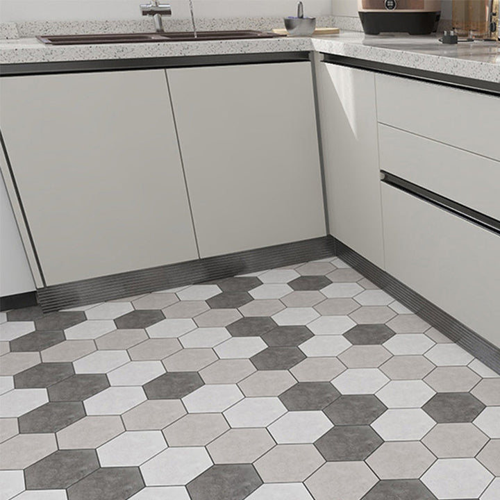 Lisslune | Modern PVC Flooring Peel and Stick Geometric Printed Vinyl Floor Planks