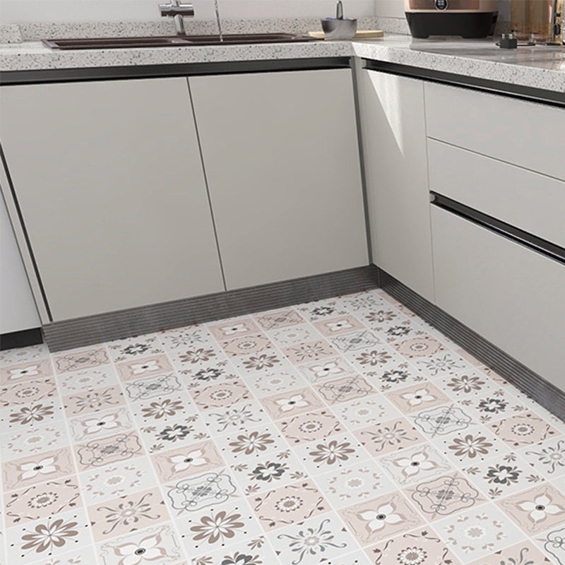 Lisslune | Modern PVC Flooring Peel and Stick Geometric Printed Vinyl Floor Planks