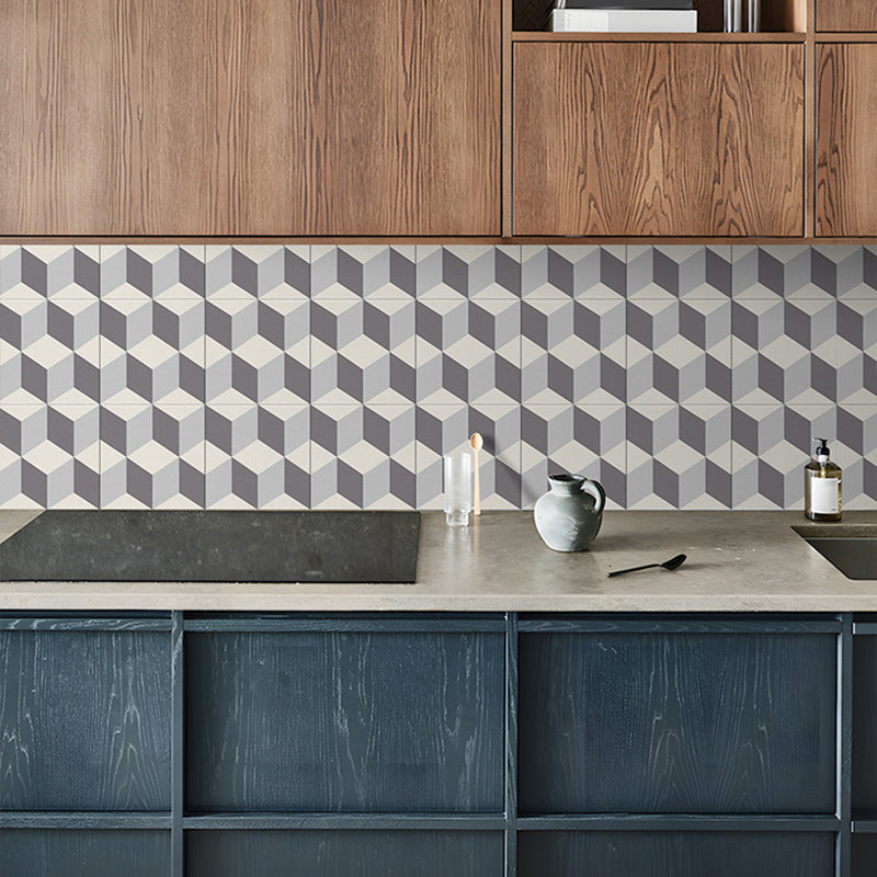 Lisslune | Square Indoor Vinyl Floor Peel and Stick 3D Print Vinyl Floor