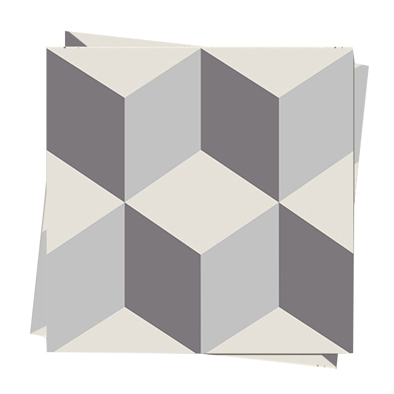 Lisslune | Square Indoor Vinyl Floor Peel and Stick 3D Print Vinyl Floor