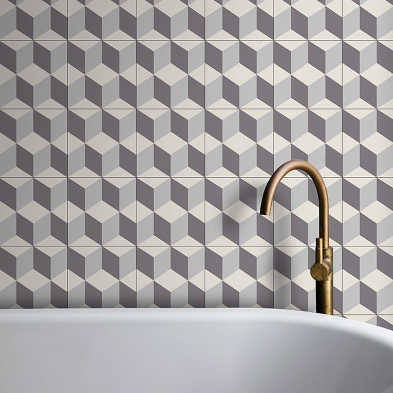 Lisslune | Square Indoor Vinyl Floor Peel and Stick 3D Print Vinyl Floor