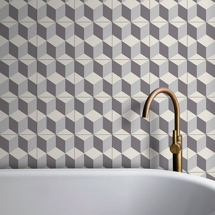 Lisslune | Square Indoor Vinyl Floor Peel and Stick 3D Print Vinyl Floor