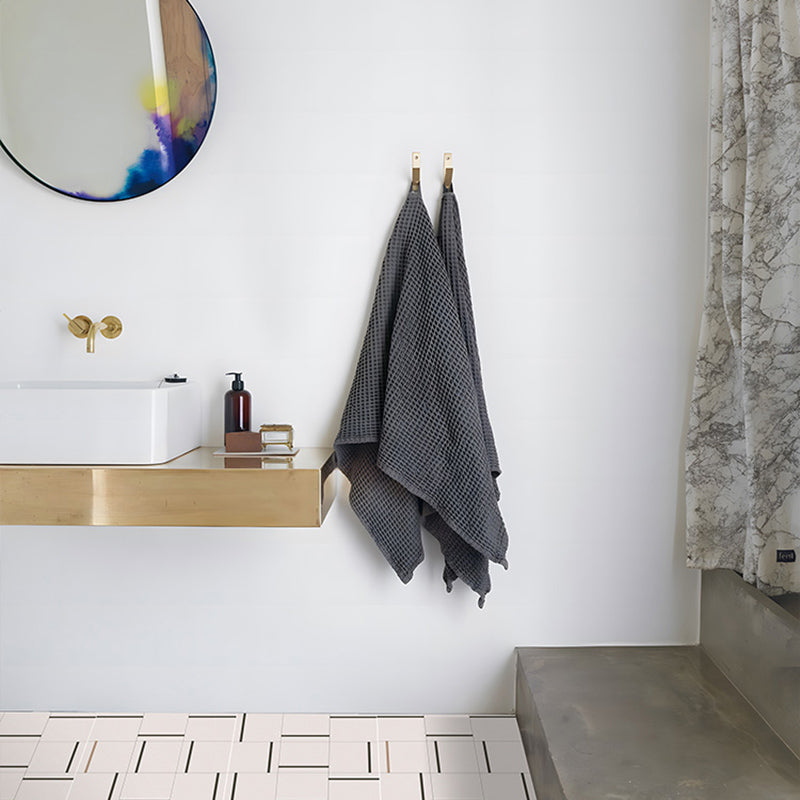 Lisslune | Square Indoor Vinyl Floor Peel and Stick Line Print Vinyl Floor