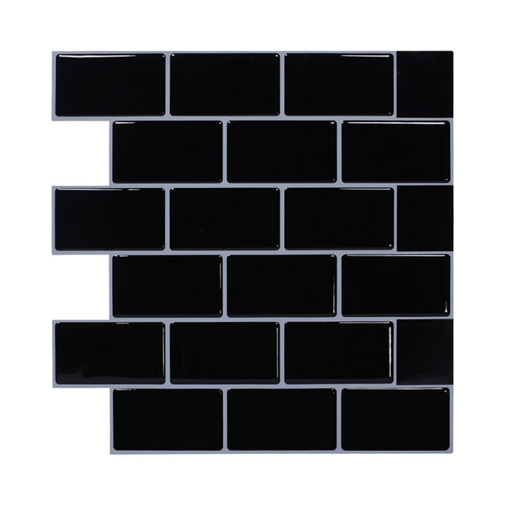 Lisslune | Simple Peel & Stick Tile Scratch-Resistant Plastic Peel and Stick Subway Tile for Shower