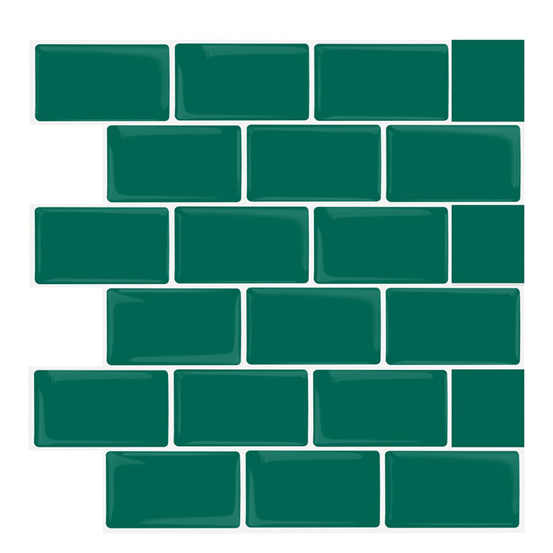 Lisslune | Simple Peel & Stick Tile Scratch-Resistant Plastic Peel and Stick Subway Tile for Shower