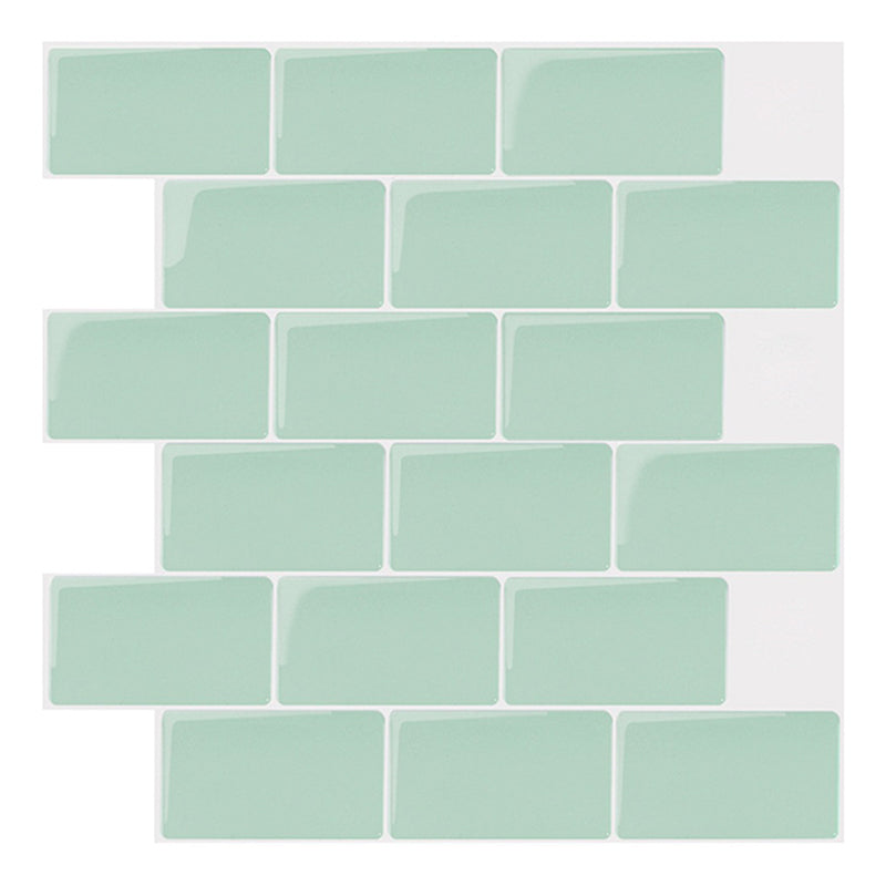 Lisslune | Simple Peel & Stick Tile Scratch-Resistant Plastic Peel and Stick Subway Tile for Shower