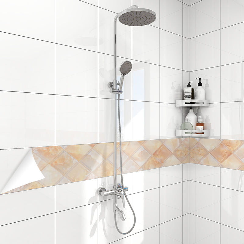 Lisslune | Modern splash guard tile marble print splash guard tile for peeling and sticking for the bathroom