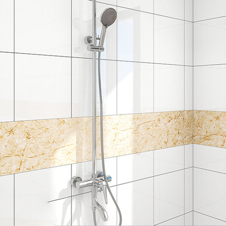 Lisslune | Modern splash guard tile marble print splash guard tile for peeling and sticking for the bathroom