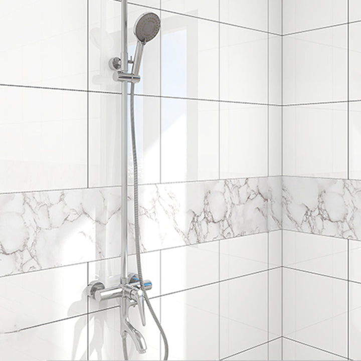 Lisslune | Modern splash guard tile marble print splash guard tile for peeling and sticking for the bathroom