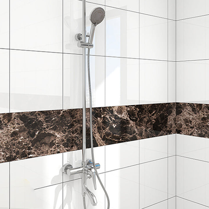 Lisslune | Modern splash guard tile marble print splash guard tile for peeling and sticking for the bathroom