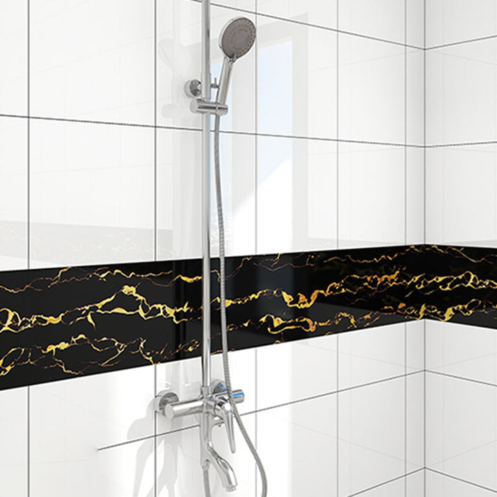 Lisslune | Modern splash guard tile marble print splash guard tile for peeling and sticking for the bathroom