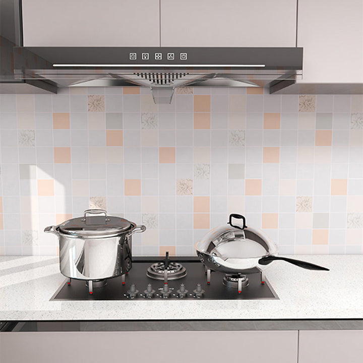 Lisslune | Kitchen waterproof splash guard tiles for peeling and sticking