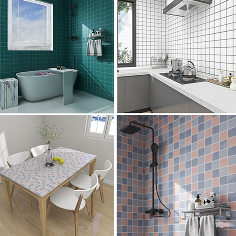 Lisslune | Modern Splash Protection Wallpaper Peel and Stick Mosaic Tile for Bathroom