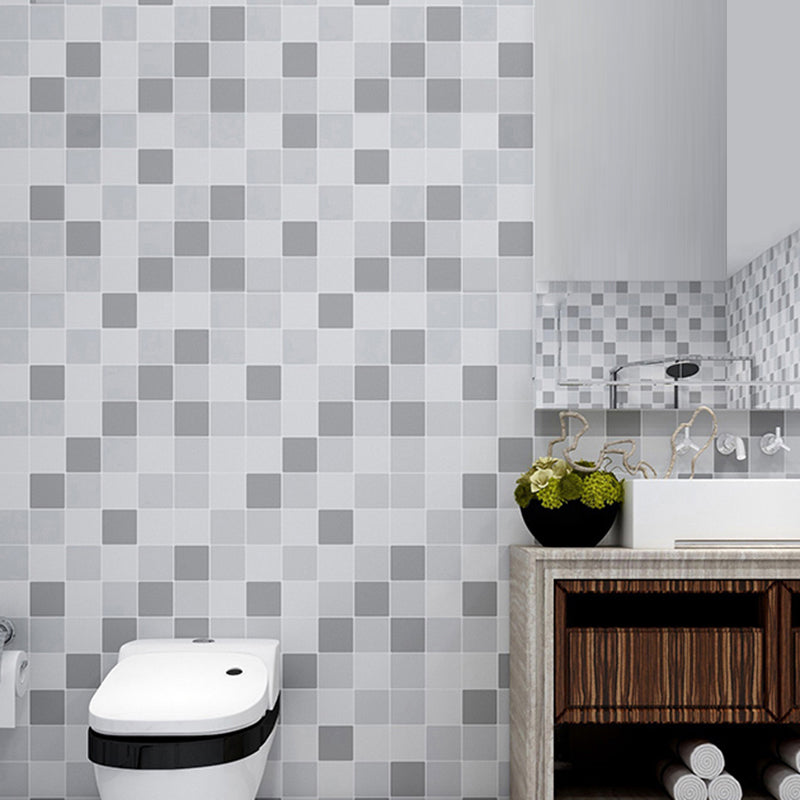 Lisslune | Modern Splash Protection Wallpaper Peel and Stick Mosaic Tile for Bathroom