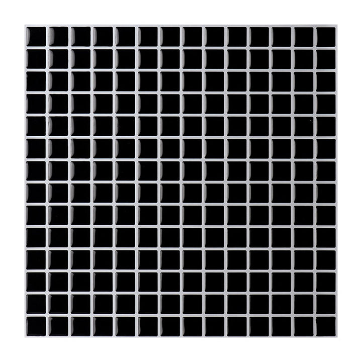 Lisslune | Peel-and-Stick Tile Square Stain-Resistant Mosaic Peel-and-Stick Tile for the Kitchen
