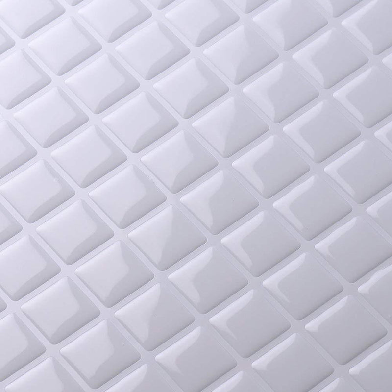 Lisslune | Peel-and-Stick Tile Square Stain-Resistant Mosaic Peel-and-Stick Tile for the Kitchen