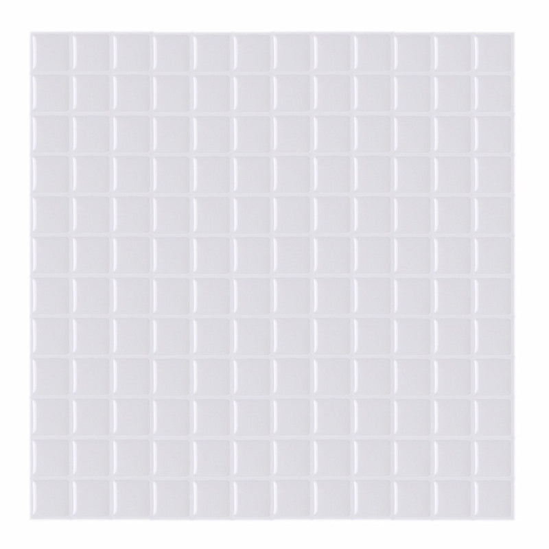 Lisslune | Peel-and-Stick Tile Square Stain-Resistant Mosaic Peel-and-Stick Tile for the Kitchen
