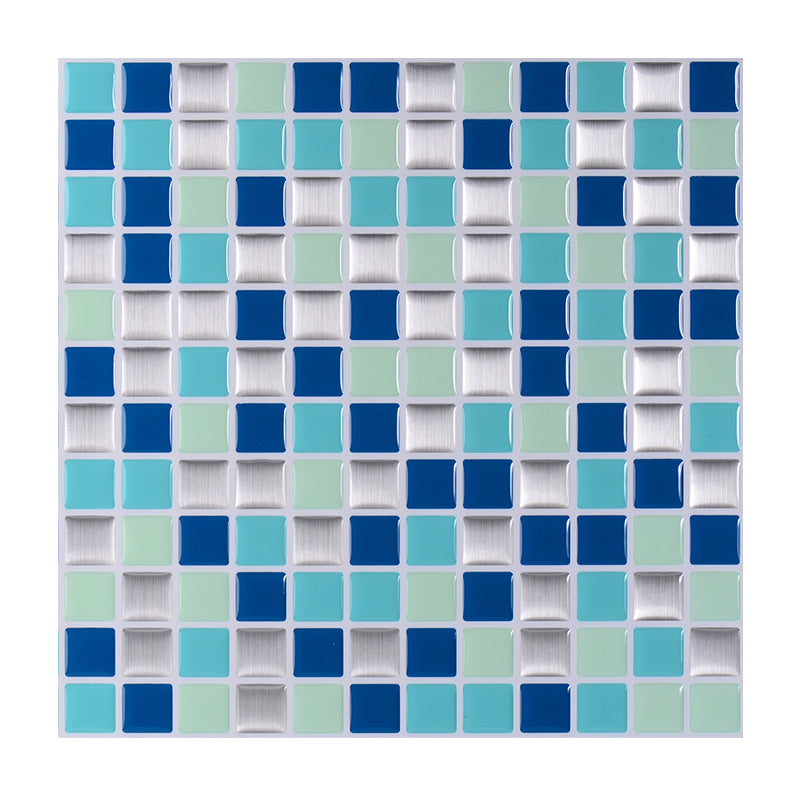 Lisslune | Peel-and-Stick Tile Square Stain-Resistant Mosaic Peel-and-Stick Tile for the Kitchen