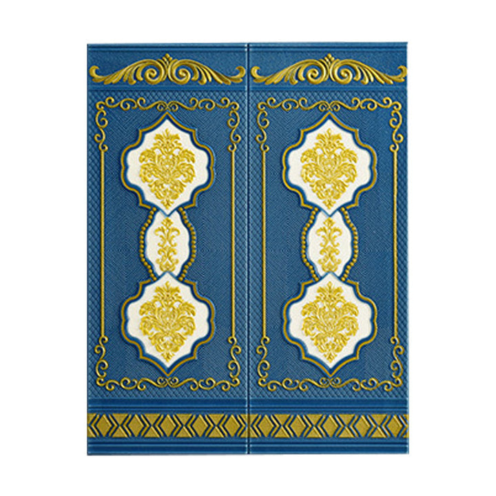 Lisslune | 3D embossed wall panel Glam style waterproof wall panel for the living room